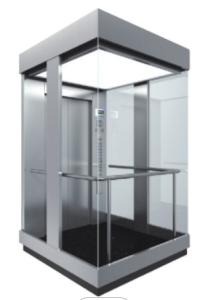 Quality 1600KG AC VVVF Panoramic Elevator wholesale