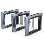 304 Stainless Steel Safe Entry Swing Barrier Turnstile Anti Reverse Intrusion