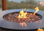 Factory price outdoor real flame bbq round fire gas fireplace stove