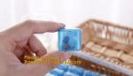 Clear Cute Round small Plastic Weekly 7 Days Pill Box,eco-friendly wholesale