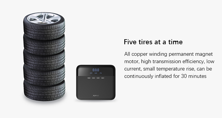 70mai Air Compressor Midrive TP03 70mai Portable Electric Car Air Pump Mini compressor Tire Inflator Mini Air Pump for C