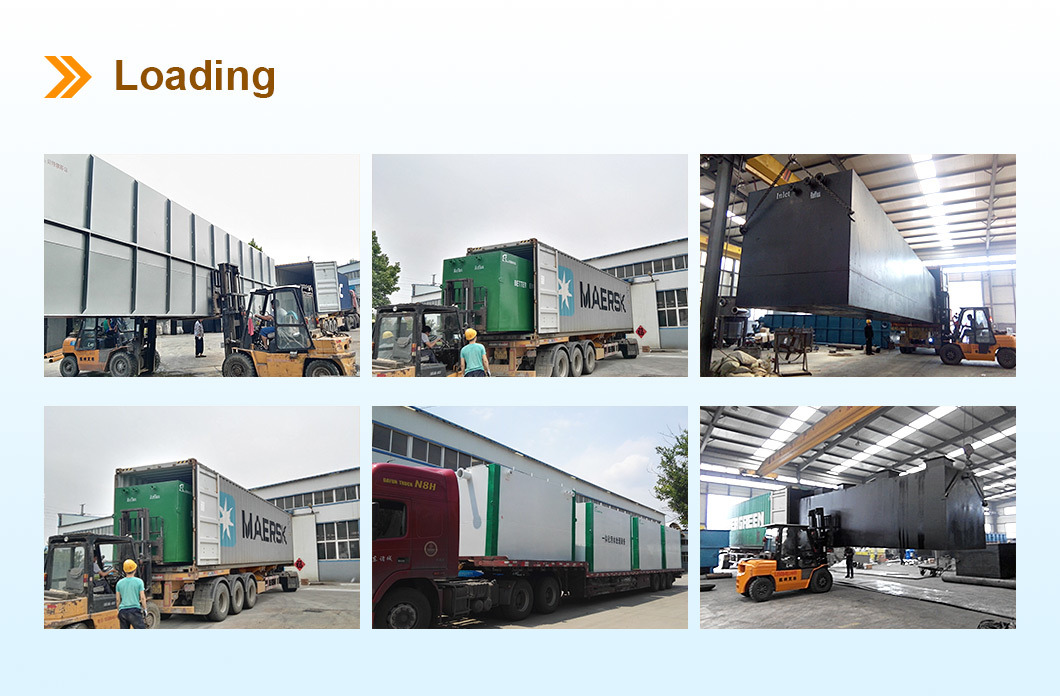 Buried Complete Sets Of Wastewater Treatment Easy Operation Productivity 2000L/Hour