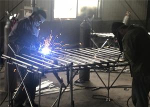 USA STANDARD Customized road steel painted crowd traffic control event barrier 42 Height x 8 Width