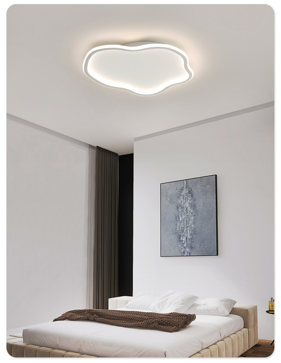 LED Chandeliers with RC Dimmable Ceiling Lamps Modern Lighting(WH-MA-207)