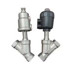 Single-Hole Normally Closed Pneumatic Angle-Seat Valve with Pn25 Pressure Rating