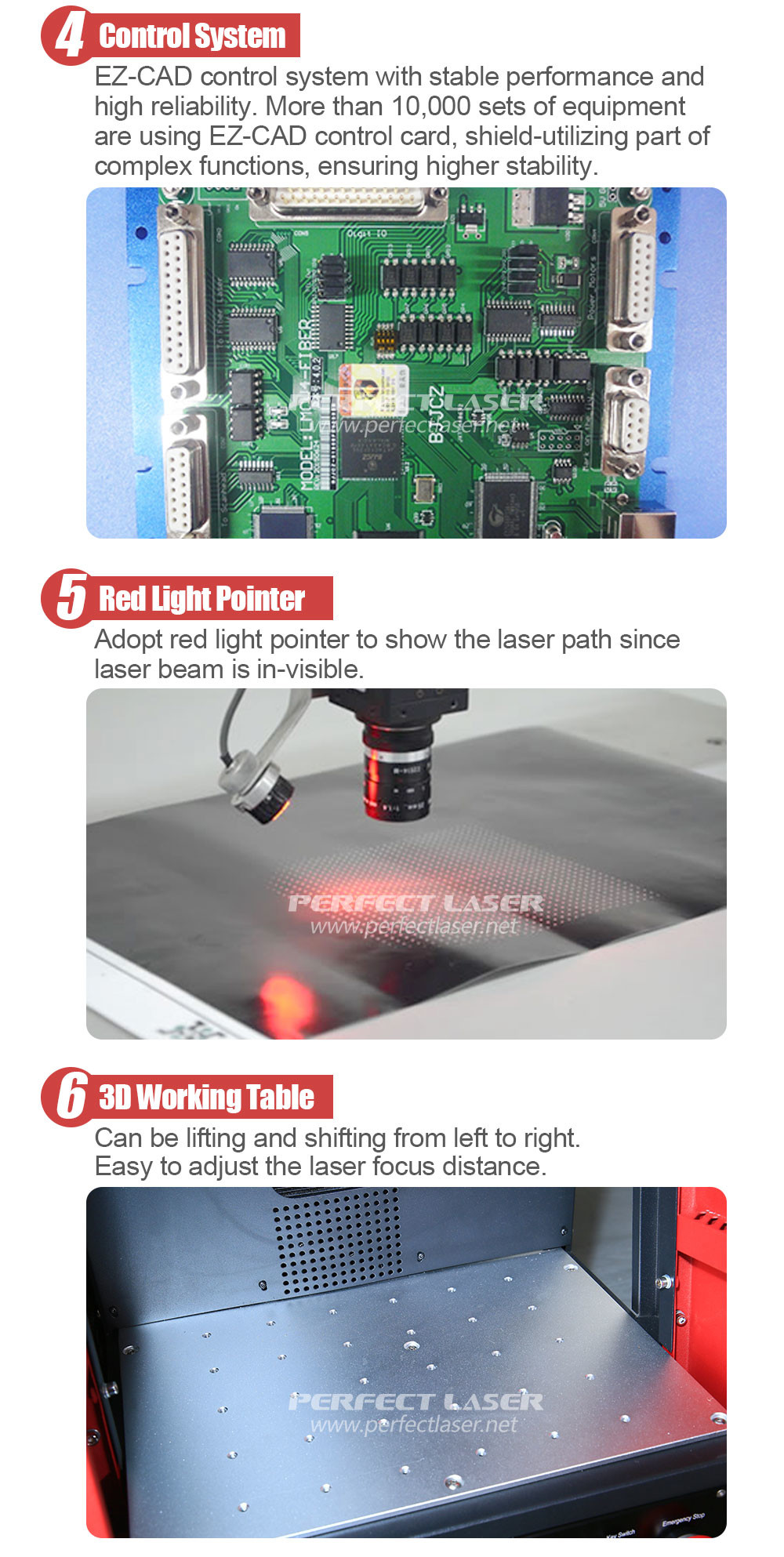 10W / 20W Laser Marking Machine 1.5m Fiber Length For Metal Materials