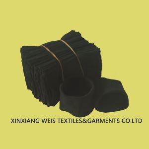 Quality Modacrylic Cotton Flame Resistant Accessories / Black Inherent FR Clothing Rib Knit Cuffs wholesale