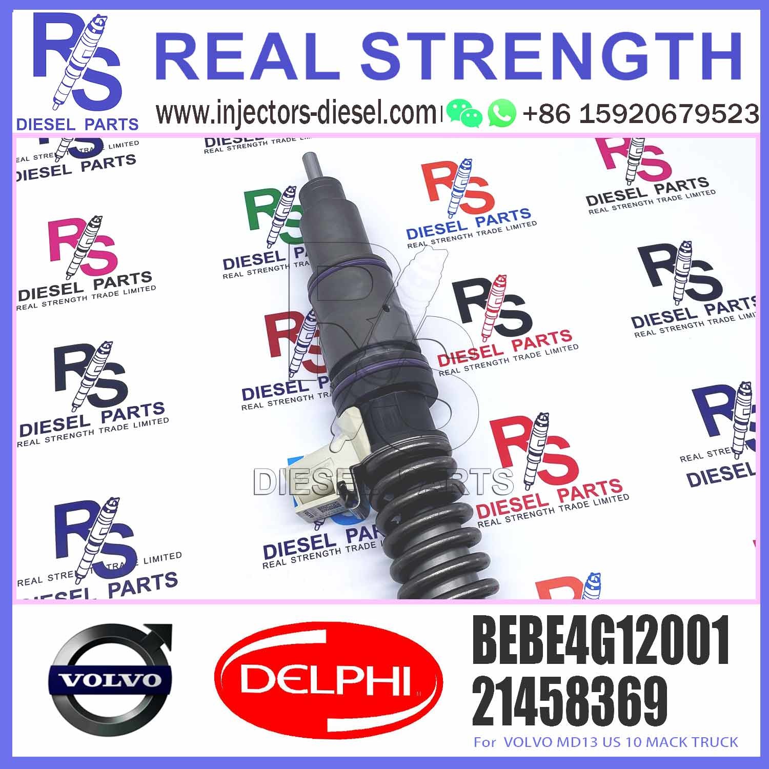 Common Rail Injector 21458369 21244717 For V-O-L-V D13 D16 Engine Injectors