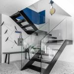 High Permeability Tempered Glass Railing For Staircase Balcony Glass Balustrade