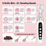 Electric Manicure Professional Portable Pedicure Nail File Set Electric Nail