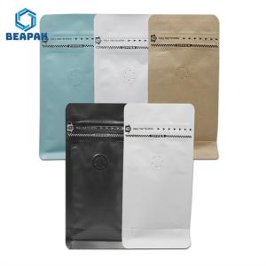 Quality Bottom Gusset Matte Finished 750g Packaging Coffee Bags wholesale