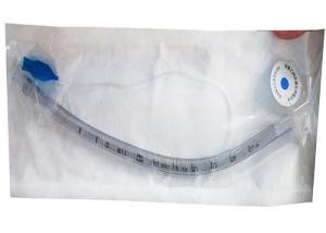 Quality Cuffed Plastic Tracheostomy Tube Single Lumen Non - Toxic PVC Material wholesale