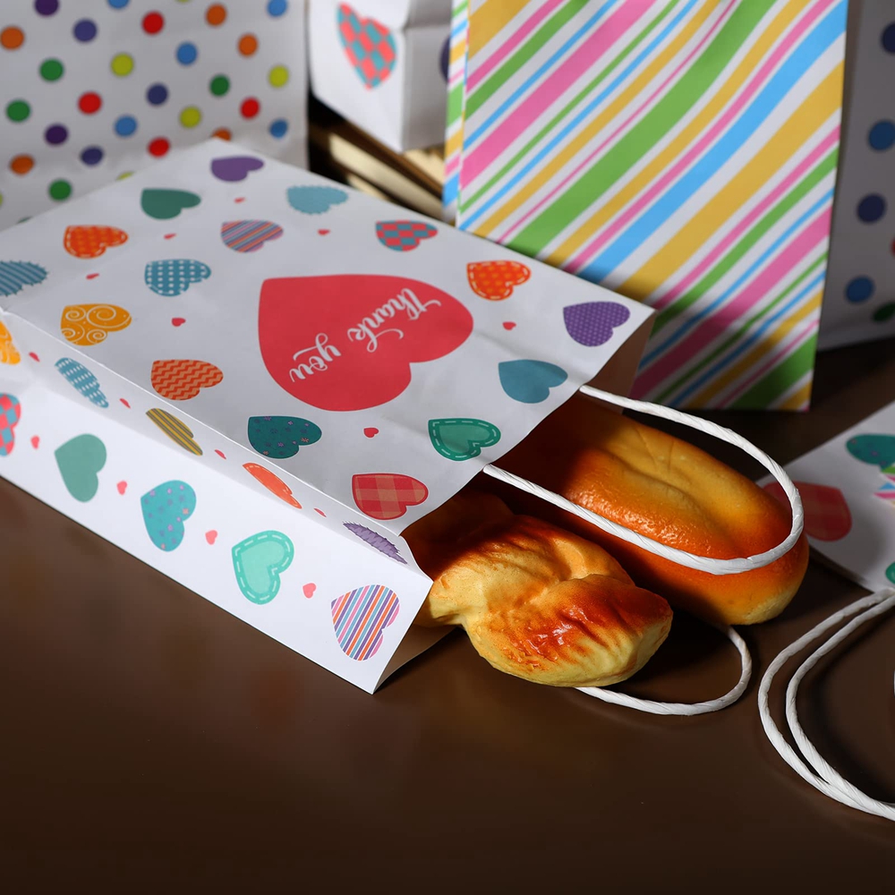 CMYK 4 Color Offset Printing Reusable Bolsa De Papel With Your Own Logo Folding Style