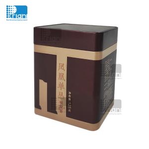 Quality Customized Printing Tea Tin Cans Multi Color Empty Metal Tea Cans wholesale