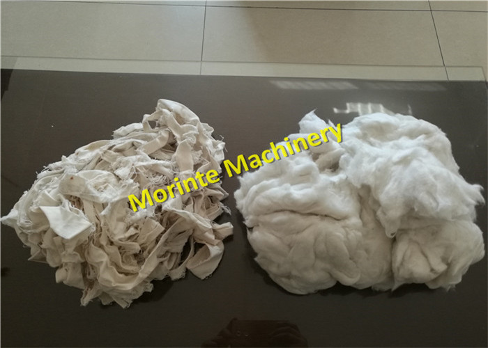 Morinte 7 rollers hosiery waste and lycra recycling machine for spinning mills