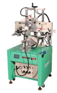 Quality CNC 600pcs/Hr Semi Auto Screen Printing Machine For Curved Shape Bottle wholesale