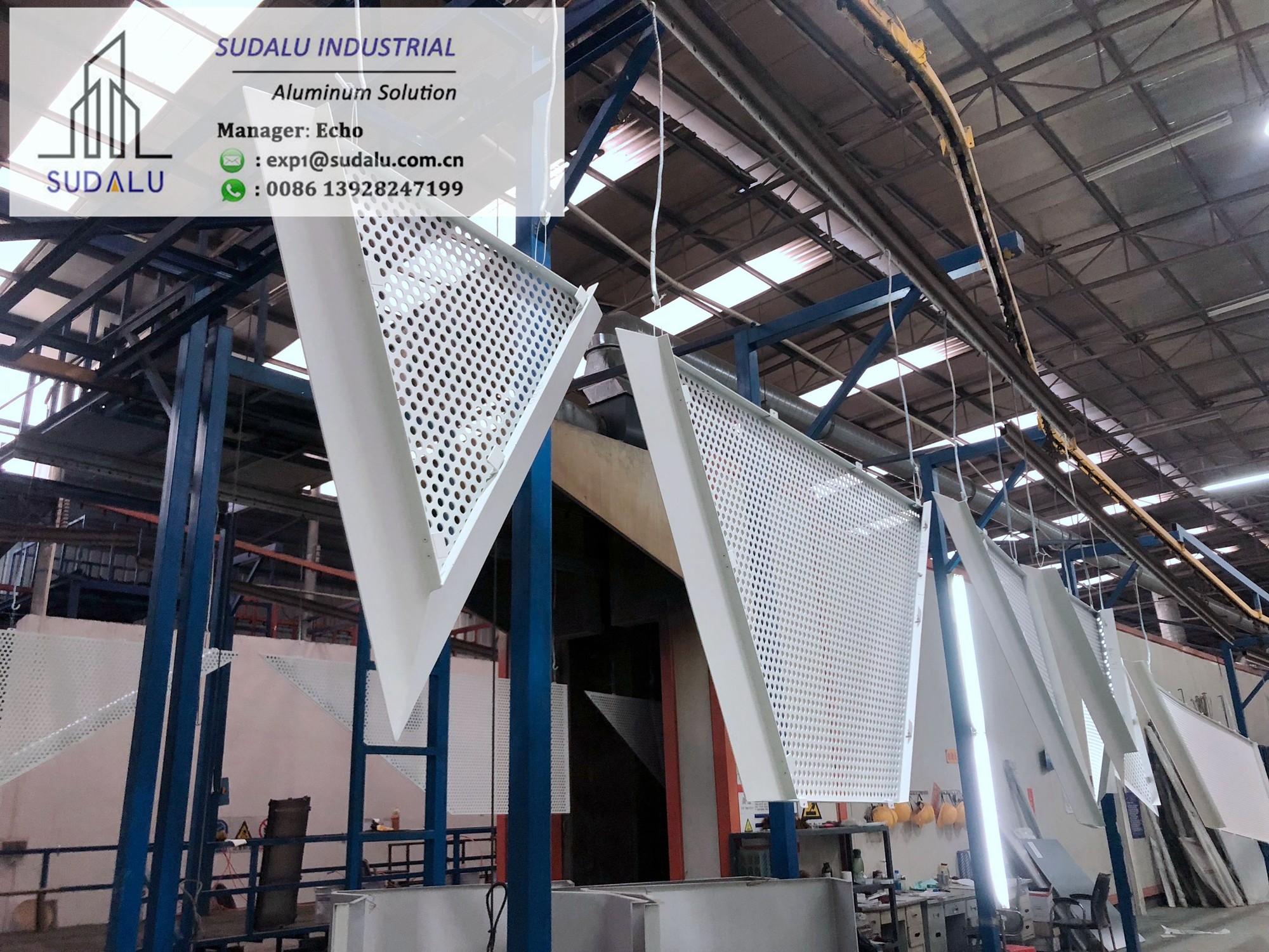 SUDALU Aluminum CNC Curvel Panel for Wall Cladding Decoration Perforated Panel with Shaped Size