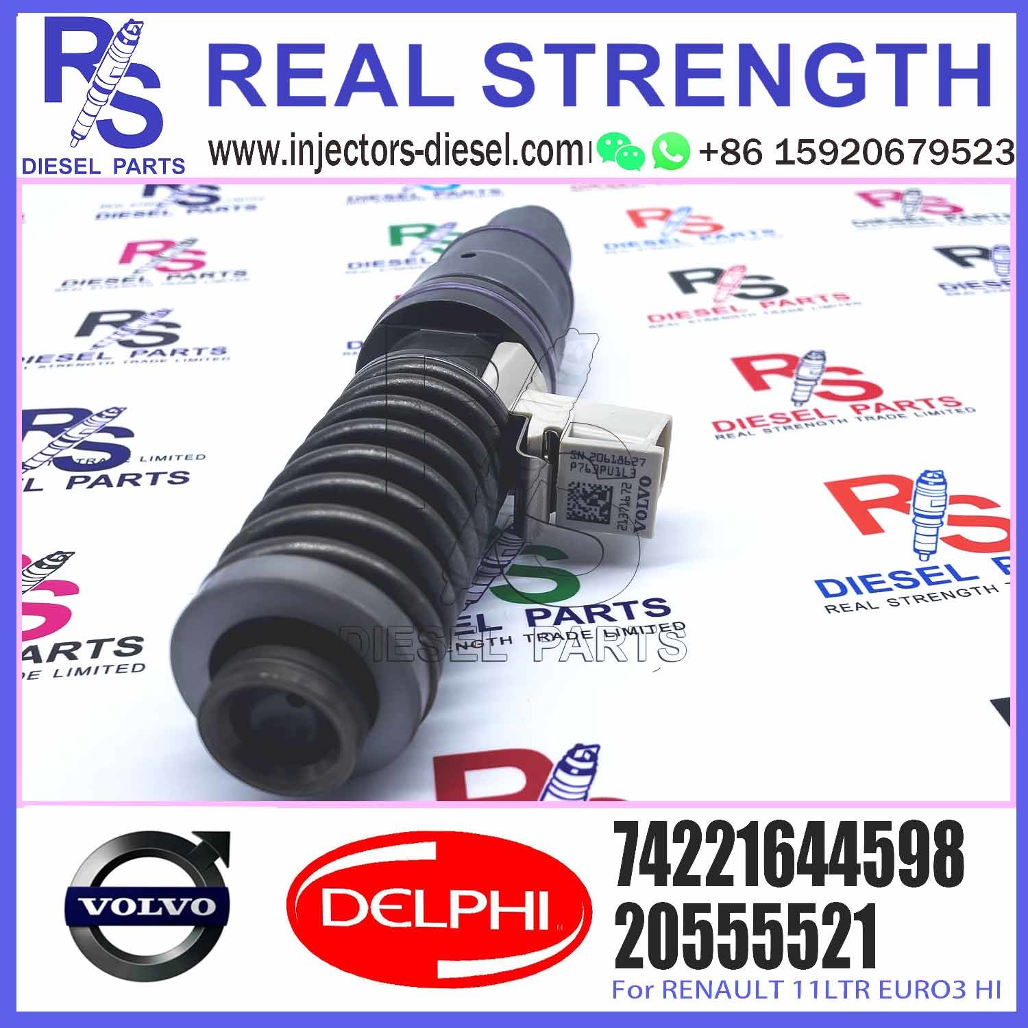 Diesel Fuel Common Rail Injector 21582096 7421028880 74221644598 For E3.18 E3.0 E3.1 New Technology
