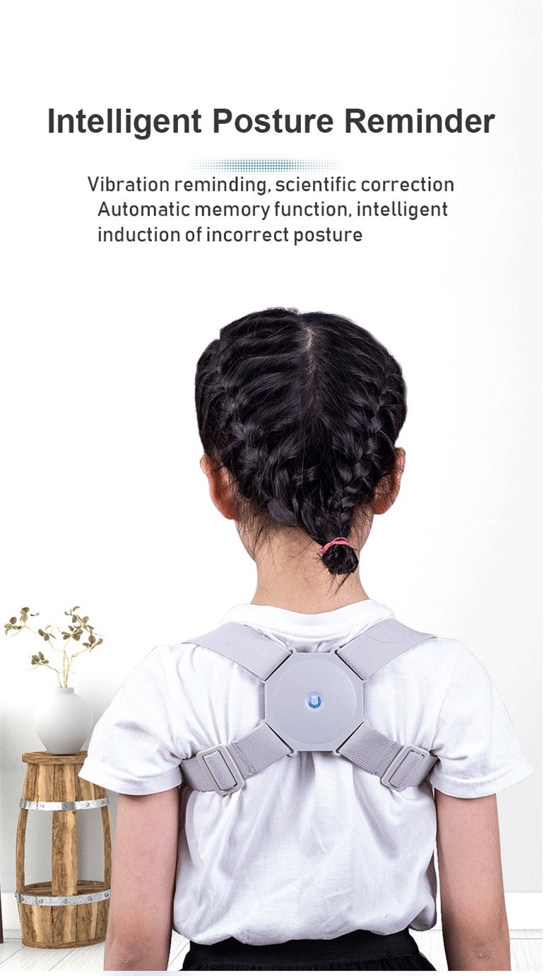 Smart sensor orthosis correction belt reminder of adult & child sitting posture hunchback Back smart posture corrector