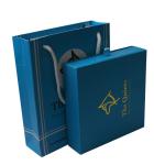 Black White Brown Kraft Paper Shopping Bags With Handles Varnishing Surface