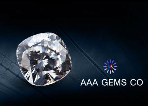 Quality Supper White Classic Cushion Cut Moissanite Gemstone In Size 7.5mm wholesale