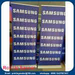 Luxury silver Pull up Banners Roller up Banners