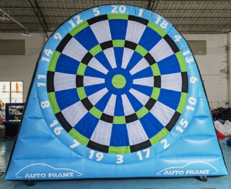 Carnival Games Inflatable Football Dart Board PVC Soccer Dart Board Football Dart For Rental