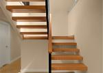 Open Riser Steel Beam U Shaped Staircase Design Building Regulations Stairs