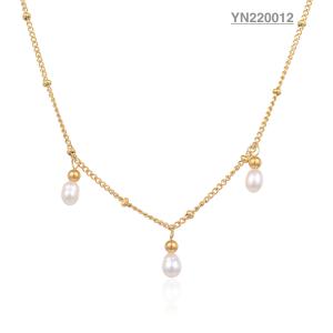 Quality nature pearl classic necklace wholesale