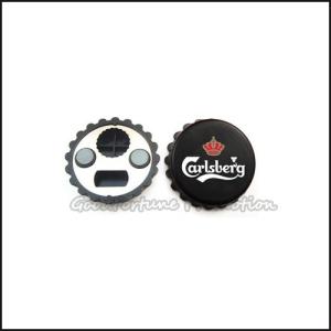 Quality customed promotional gift printed logo fridge magnetic bottle cap cover lid opener gift wholesale