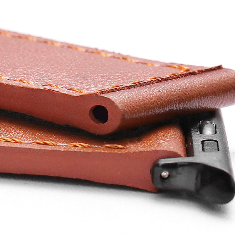 Waterproof Smart Watch Band Strap Retro Vintage Leather Durable