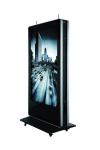 Dual Screen Double Sided Digital Signage Kiosk 55 Inch