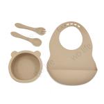 Eco Friendly FDA Baby Silicone Suction Bowl BPA Free