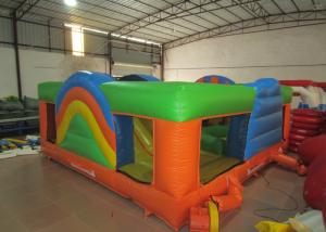 Quality Cute Minions themed inflatable fun city small inflatable Minions playground park for sale wholesale