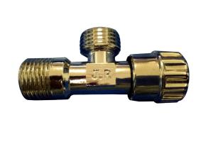 Quality Chrome Plated Plumbing Valves And Fittings / Bathroom Angle Valve With Plastic Handle wholesale