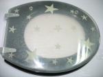sea star shell poly resin toilet seat