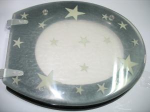 Quality sea star shell poly resin toilet seat wholesale