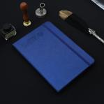 A5 Classic Ruled Lined Notebook , Dark Blue Personalised Organiser Diary