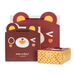 Toy Custom Logo Patterned Gift Bags With Cotton Handle UV Coating