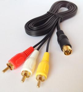 Quality Saturn AV Cable for SEGA MASTER SYSTEM MEGADRIVE TV / AV RCA CABLE/LEAD wholesale