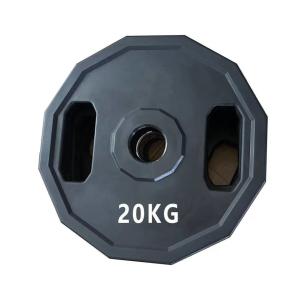 Quality Rubber Dodecagon 12 Side Barbell Dumbbell Plates Home Gym Lifting Training wholesale