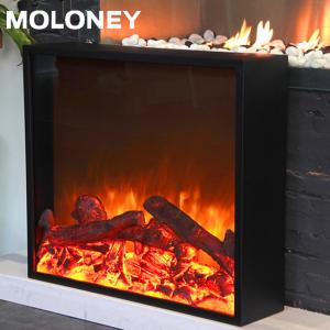 Quality 800mm Room Electric Fireplace Wall Built In Firebox LED Turning Flame wholesale