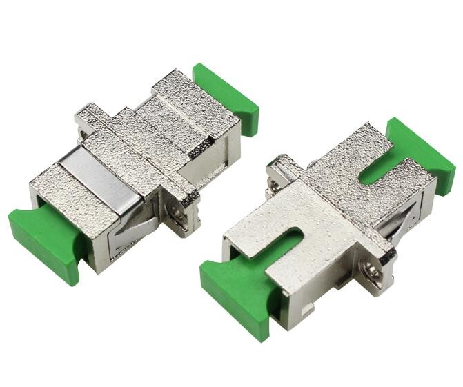 Singlemode SC Simplex Connector , SC APC Coupler for LAN