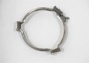 Quality Strong High Pressure Pipe Connector Clamp Stainless Steel Heavy Duty Types Of Hose Clamps wholesale