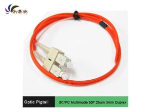 Quality ROHS Certified SC MM 50/125um Duplex Fiber Patch Cable wholesale