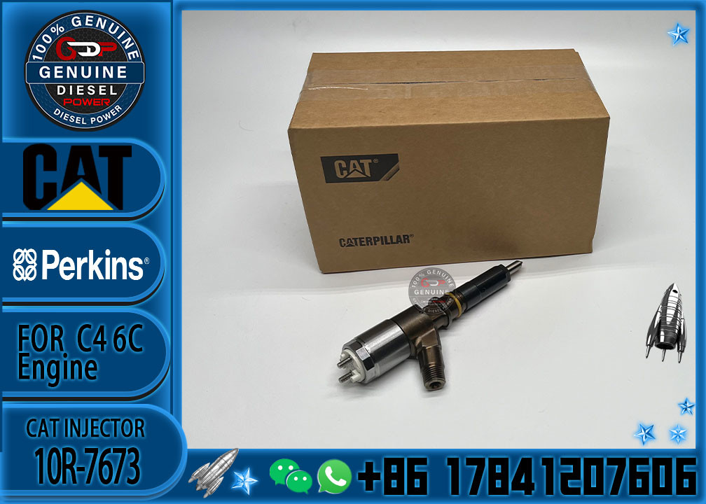 High Quality C6.6 Diesel Engine Cat 320D Injector Fuel Inyector 3200690 10R-7673 2645A749 320-0690 For Caterpillar Excav