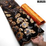 Good quality african lace dresses embroidery velvet lace fabrics for french