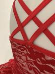 Little Girl Dance Clothes Red Color Custom Made Design About 0.22kg