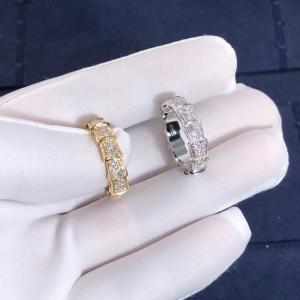 Quality Factory Make BVLGARI Serpenti Viper Ring 18k Gold And Real Diamonds Rose Gold wholesale