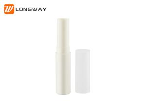 Quality PP Beige Empty Lip Balm Tubes , Plastic Lipstick Tubes 4g Of Kerean Style wholesale